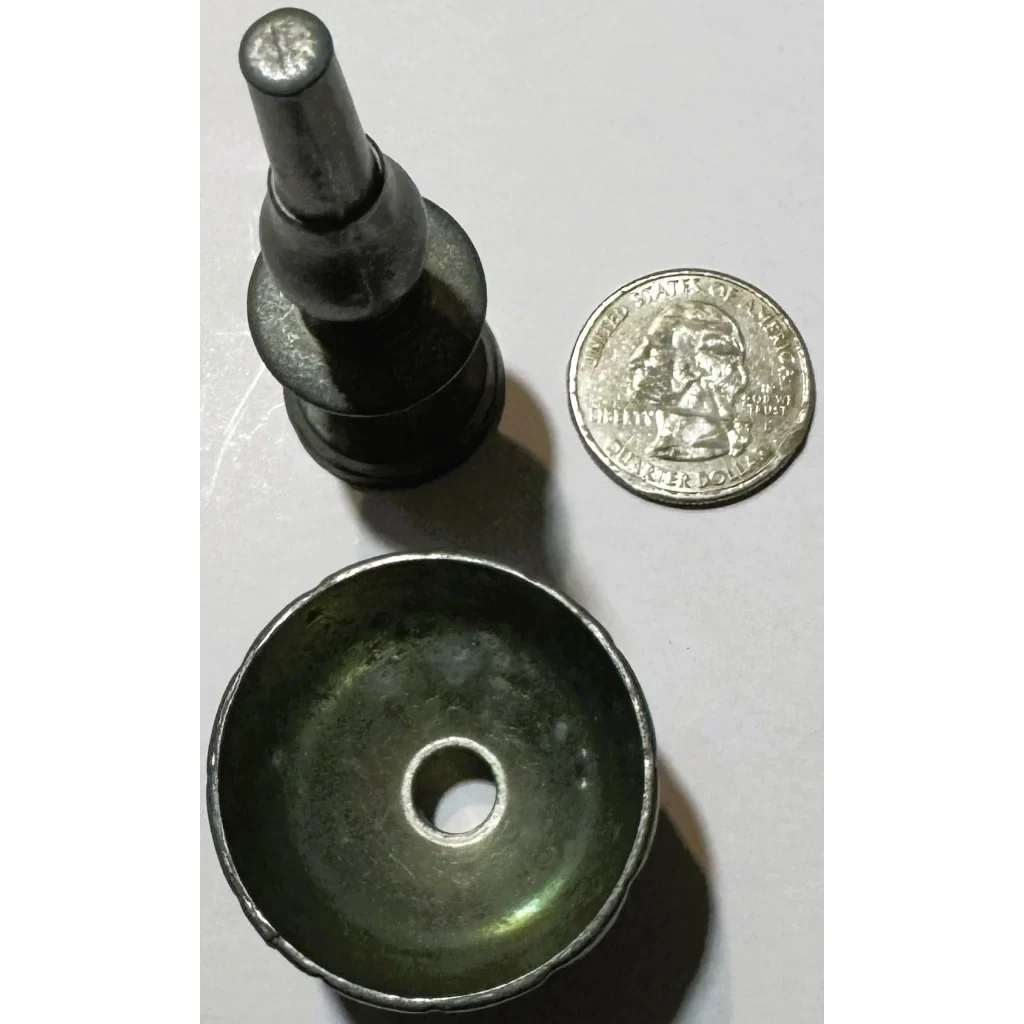 Late 19th Century Dark Pewter Fluted Miniature Goblet Collectible