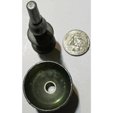 Late 19th Century Dark Pewter Fluted Miniature Goblet Collectible