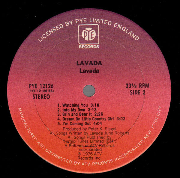 Lavada | Near Mint (NM) Very Good Plus (VG+)