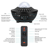 LED Star Galaxy Projector Lamp