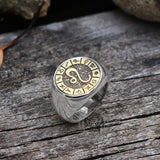 Leo Stainless Steel Ring