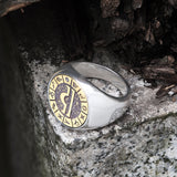 Libra Stainless Steel Ring