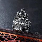 Lion King Crown Stainless Steel Ring