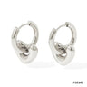 XINGX Earrings Stainless Steel Glossy Earrings - Lootquake