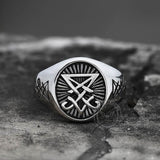 Lucifer Nephilim Seal Stainless Steel Ring