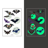 Luminous Bat Temporary Tattoo Stickers