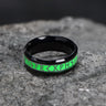 Luminous Runes Stainless Steel Ring