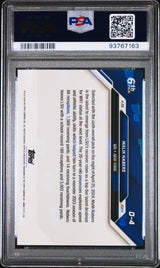 Graded 2024 Topps Now Malik Nabers #D4 Rookie RC Football Card PSA 10 Gem Mint