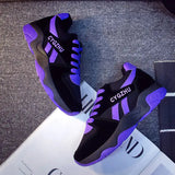 Color Block Sneakers, Casual Shoes, Platform Shoes - Lootquake