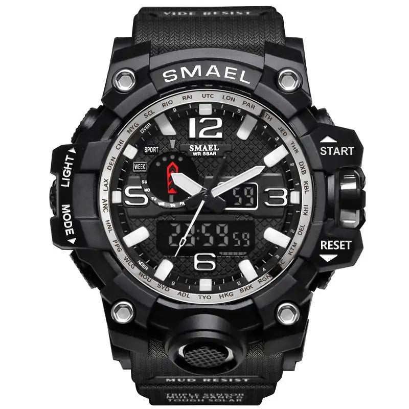 Relojes deportivos para hombre de la marca SMAEL con doble pantalla