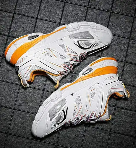 Dad Shoes, Athletic Sneakers, Lace-Up Lightweight Shoes - Lootquake