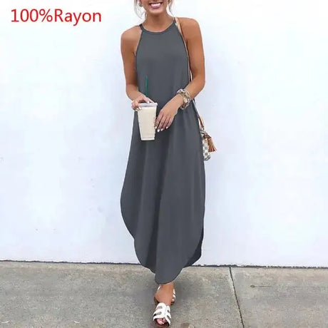 Sexy Sleeveless Summer Long Dresses - Lootquake