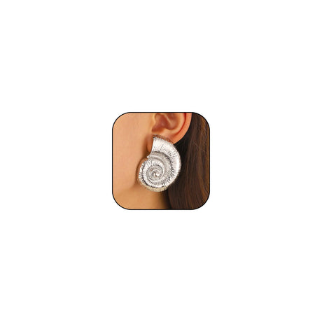 Chunky Gold Earrings Statement Earrings for Women Gold Seashell Starfish Earrings Ocean Summer Beach Jewelry Irregular Exaggerated Geometric Earrings Jewelry Gifts - Lootquake