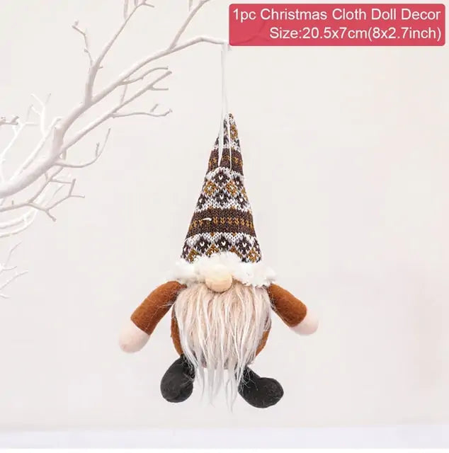 Muñecas navideñas sin rostro