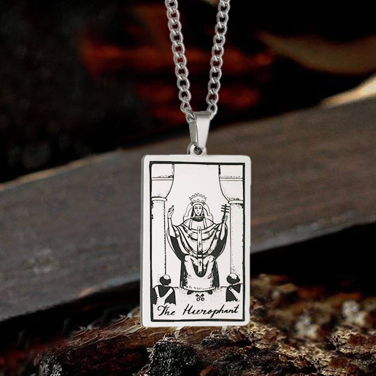 Major Arcana Tarot Stainless Steel Necklace