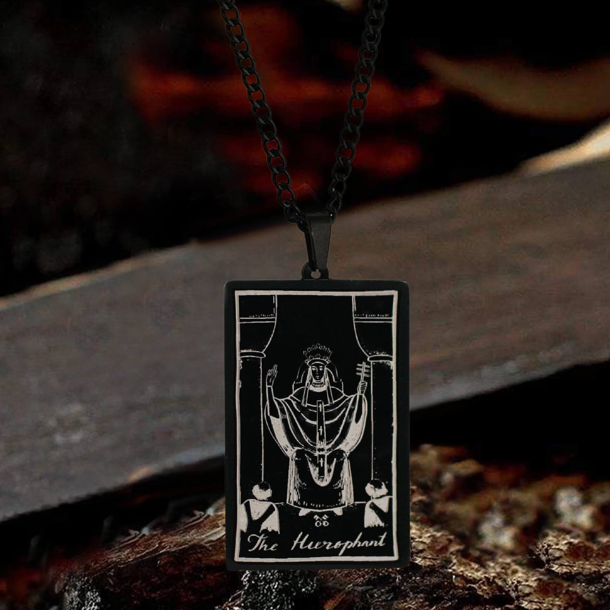 Major Arcana Tarot Stainless Steel Necklace