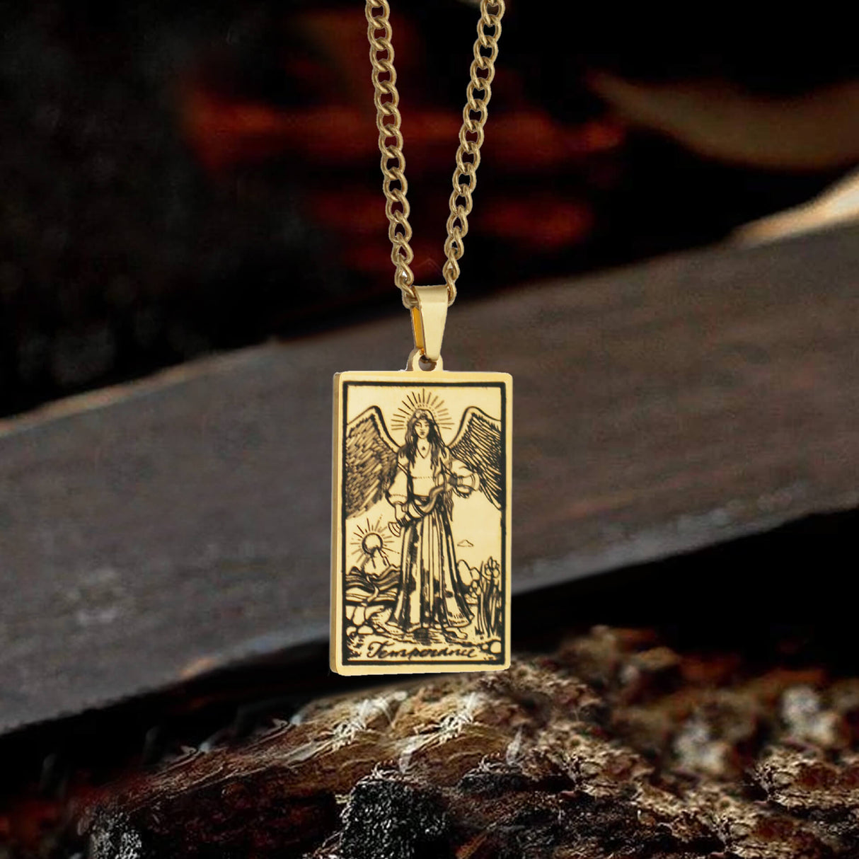 Major Arcana Tarot Stainless Steel Necklace