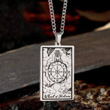 Major Arcana Tarot Stainless Steel Necklace