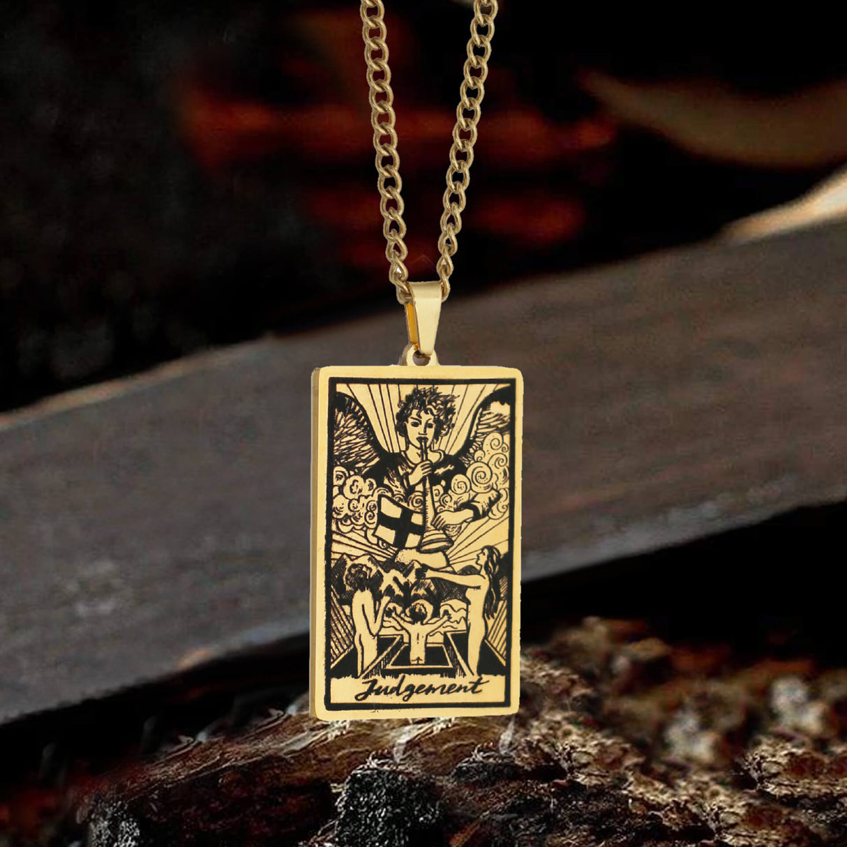 Major Arcana Tarot Stainless Steel Necklace