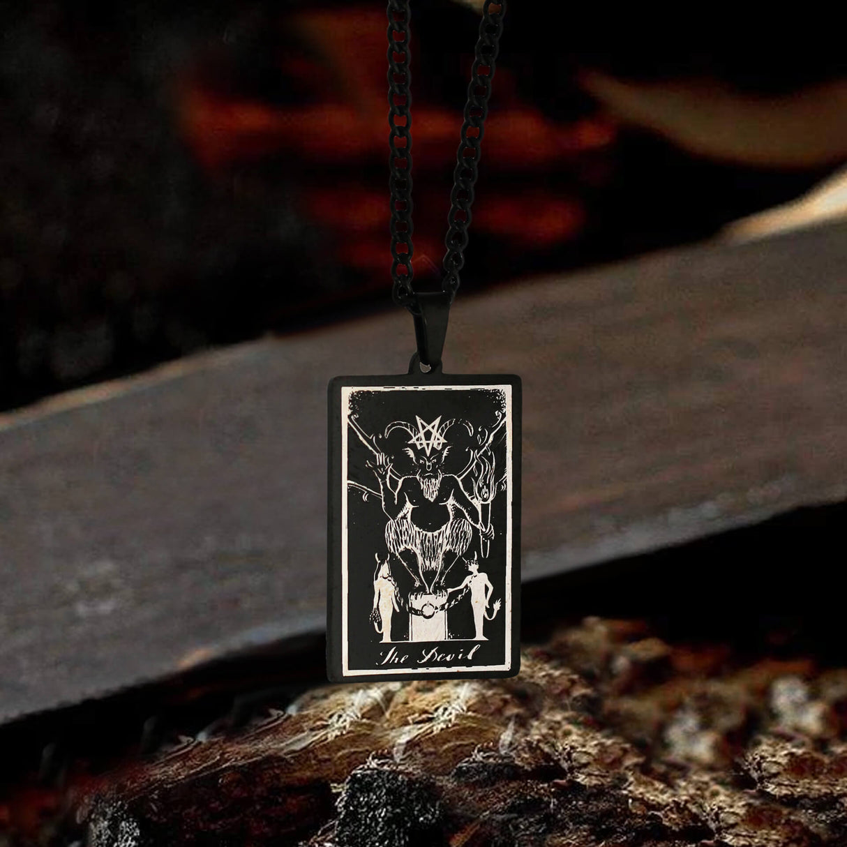 Major Arcana Tarot Stainless Steel Necklace