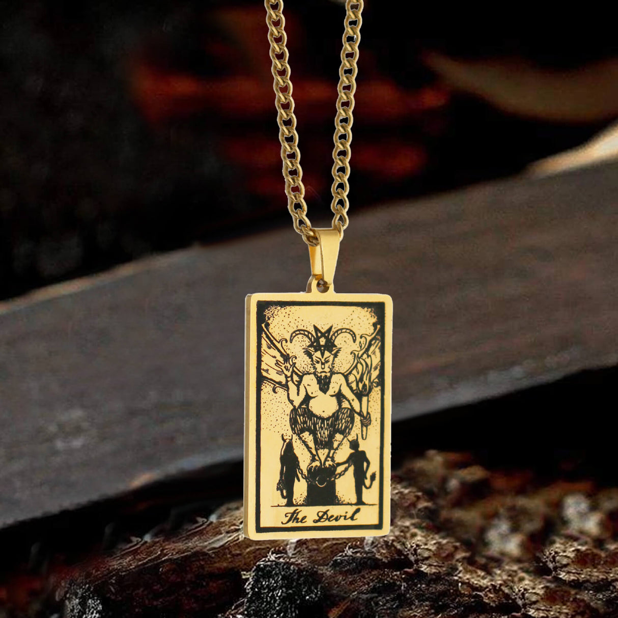 Major Arcana Tarot Stainless Steel Necklace
