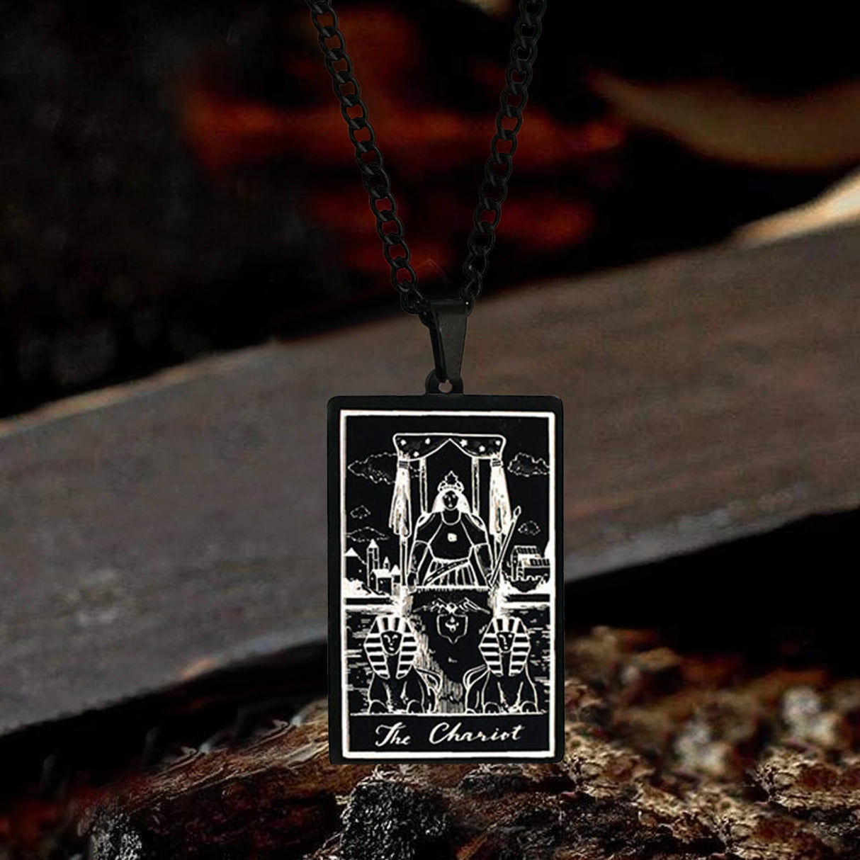 Major Arcana Tarot Stainless Steel Necklace