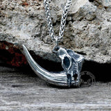 Mandalorian Mudhorn Skull Stainless Steel Pendant