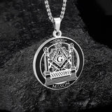 Masonic Symbol Stainless Steel Pendant