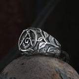 Masonic Symbol Stainless Steel Ring
