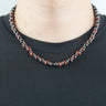 Men’s Vintage Stone Beaded Necklace