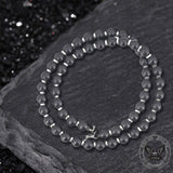Men’s Vintage Stone Beaded Necklace