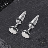 Minimalist Conical Stainless Steel Ear Studs