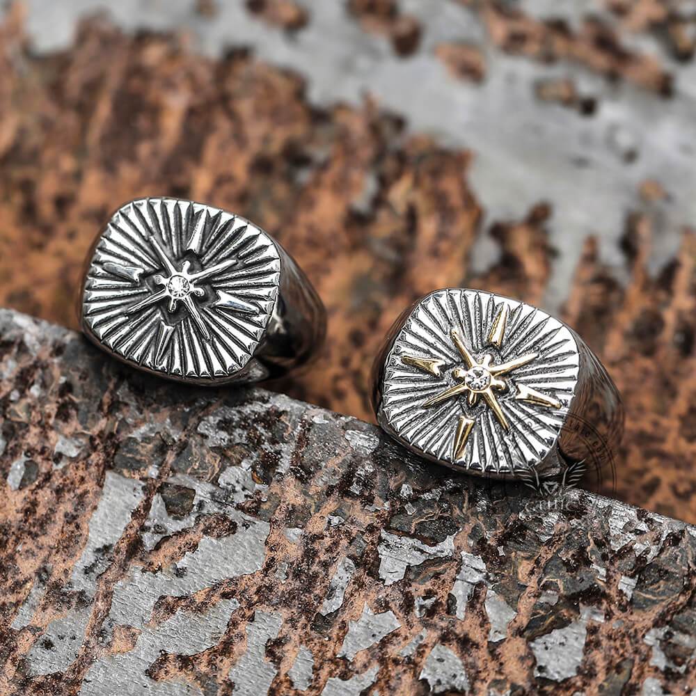 Minimalist Polaris CZ Stainless Steel Ring