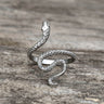 Minimalist Snake Design Stainless Steel Animal Ring