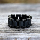 Minimalist Watch Chain Design Stainless Steel Ring