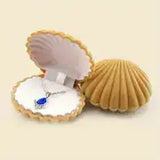 Shell Shaped Jewelry Box for Earrings and Necklaces - Lootquake