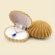 Shell Shaped Jewelry Box for Earrings and Necklaces - Lootquake