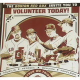 Rare 2008 Boston Red Sox MLB Stars Limited Edition Poster