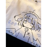 "Monday" Sad Anime Girl Tee