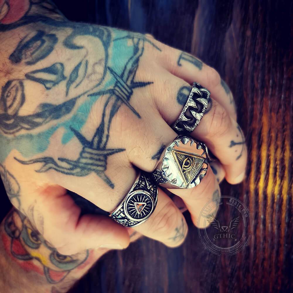 Monster Teeth Stainless Steel Beast Ring