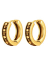 Hoop Earrings Men Earrings Huggie Hoop Earrings Hypoallergenic Gold Plated Earrings Hoops - Lootquake