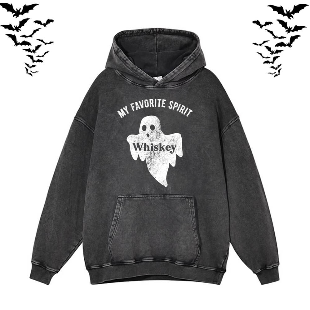 My Favorite Spirit Whiskey Ghost Hoodie Sweatshirt