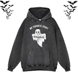 My Favorite Spirit Whiskey Ghost Hoodie Sweatshirt