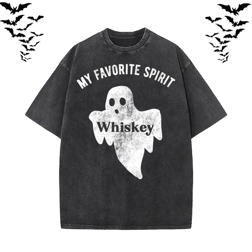 My Favorite Spirit Whiskey Ghost T-shirt