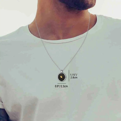 Leo Necklaces for Lovers of the Zodiac 24k Gold Inscribed - Lootquake