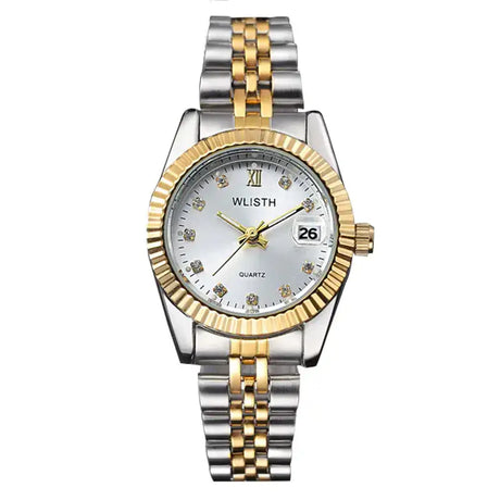 Fashionable Luminous Diamond Quartz Couple Watches - Lootquake