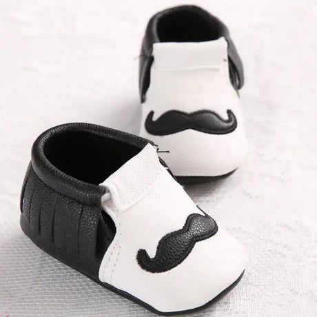 Baby Shoes, Infant Soft Sole Mustache Walker Shoes - Lootquake