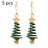 Christmas Earrings Tree Star DIY Earrings - Lootquake