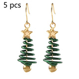 Christmas Earrings Tree Star DIY Earrings - Lootquake