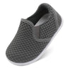 FEETCITY Baby Shoes Baby Walking Shoes Boys Girls Newborn Crib Shoes Baby Slip On Shoes Breathable Toddler Sneakers A-Grey - Lootquake